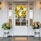 Sunflower Wreath with Hydrangeas, Lemons, Big Berry,Summer Wreath for Front Door, Unique Housewarming Gift,mother'day Gift,Farmhouse Porch Decor, Wall Decor-22IN